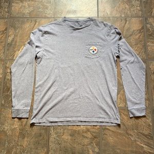 Vineyard Vines Pittsburg Steelers Men’s Long Sleeve Shirt